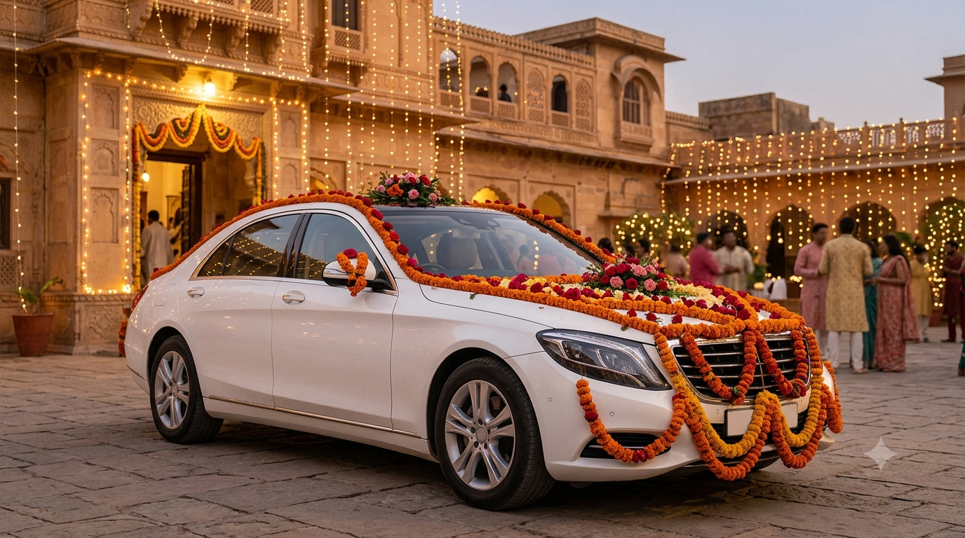Wedding car rental Udaipur